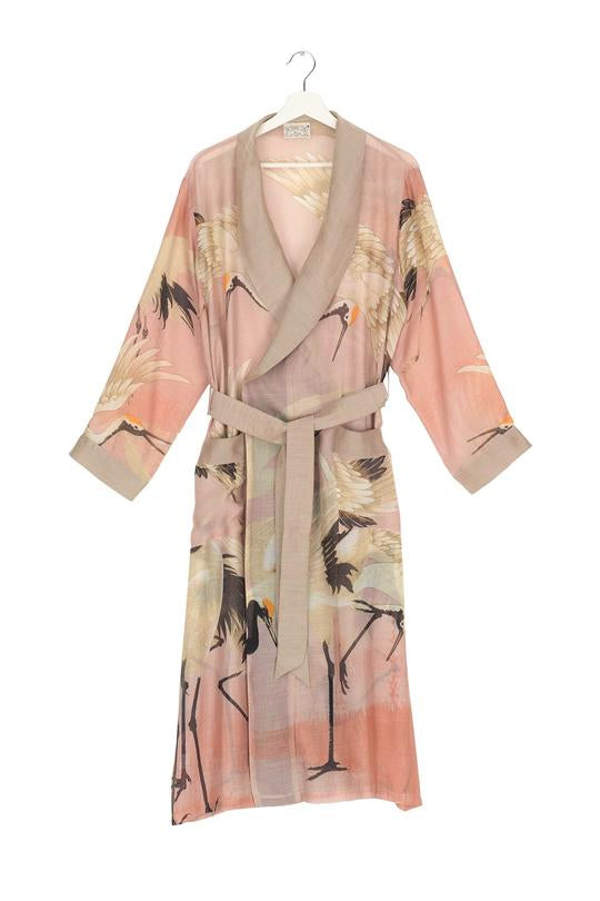 pink star dressing gown Sami Star Print Dressing Gown Pink